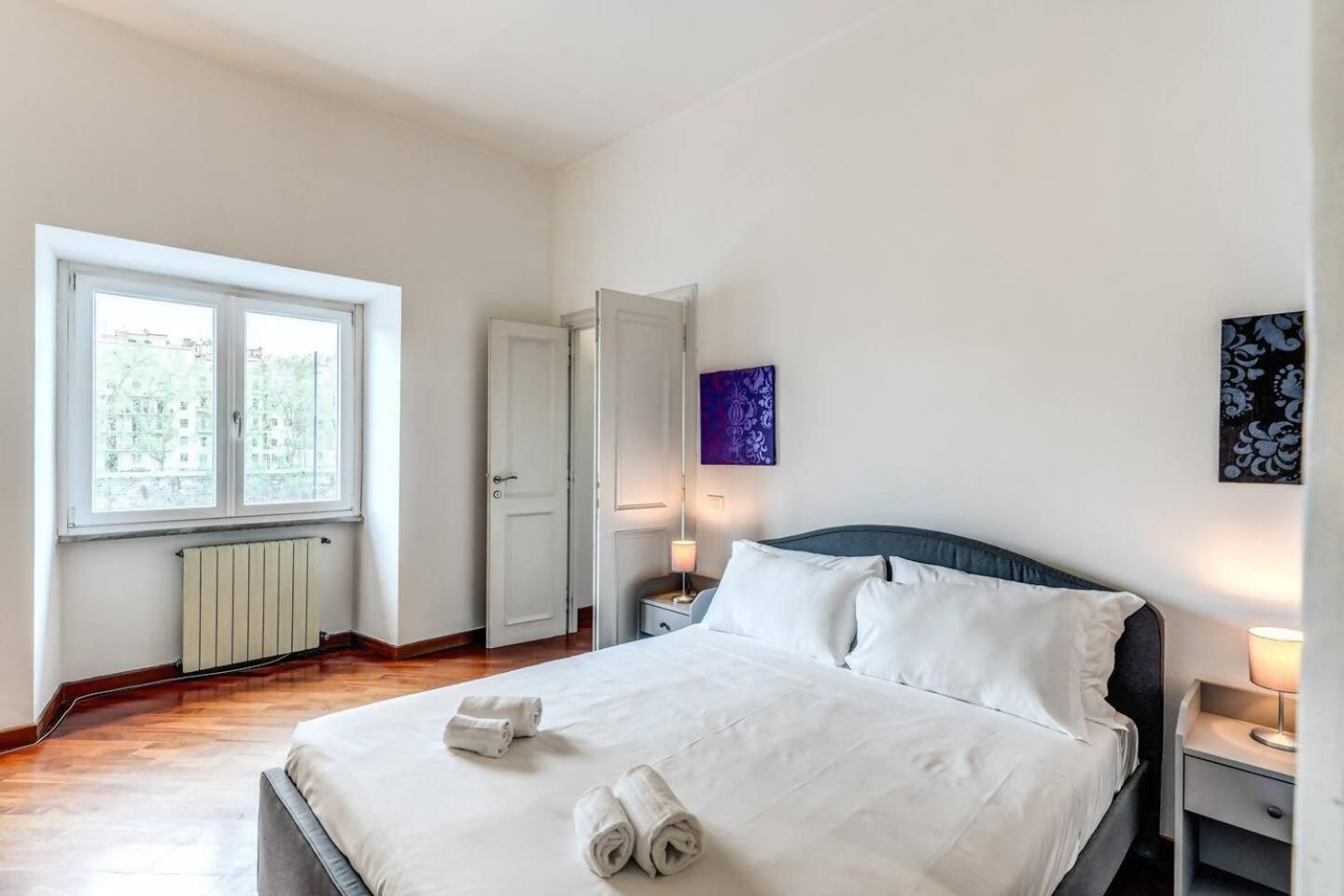 Splendid Flat On The Tiber River Rome Extérieur photo